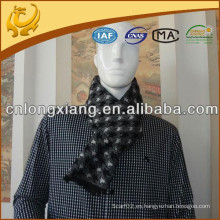 El último diseño 100% poliéster de seda Feel Scarf cepillado invierno cálido poliéster bufanda para los hombres